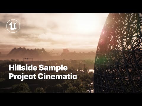 Hillside Sample Project Cinematic in Unreal Engine