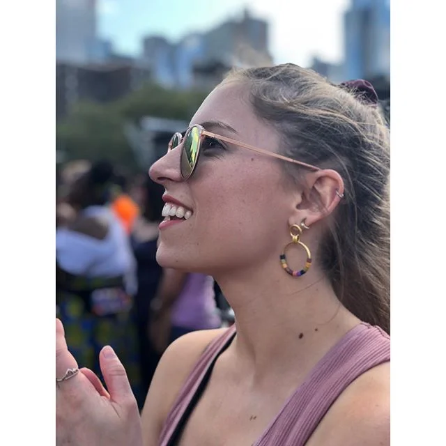 ✨ Captured @rubygreenb watching what she loves at #Afropunk ✨
