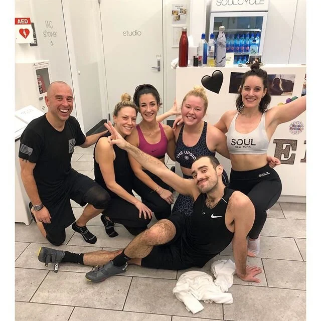 Feeling very fortunate to celebrate a day early with some of my favorites. Thank you @ryfarr and the entire @soulcycle community for making every day (not just birthdays) so special. Love you love you love you 💛 #twentyeightandfeelinggreat #soulpeop