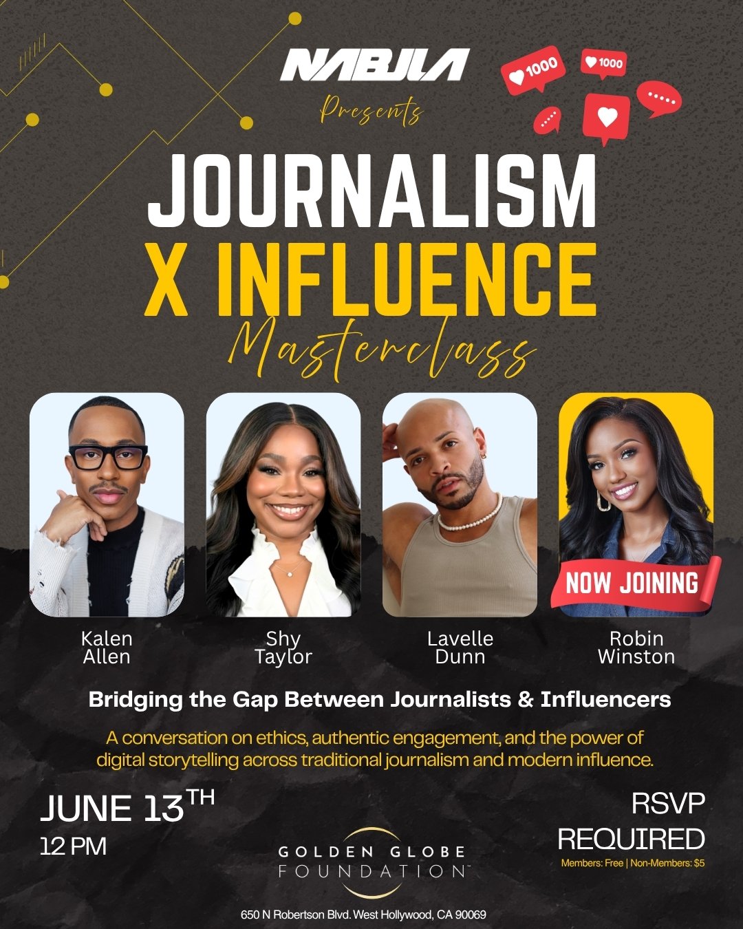 June 2026 | Journalism x Influence Masterclass