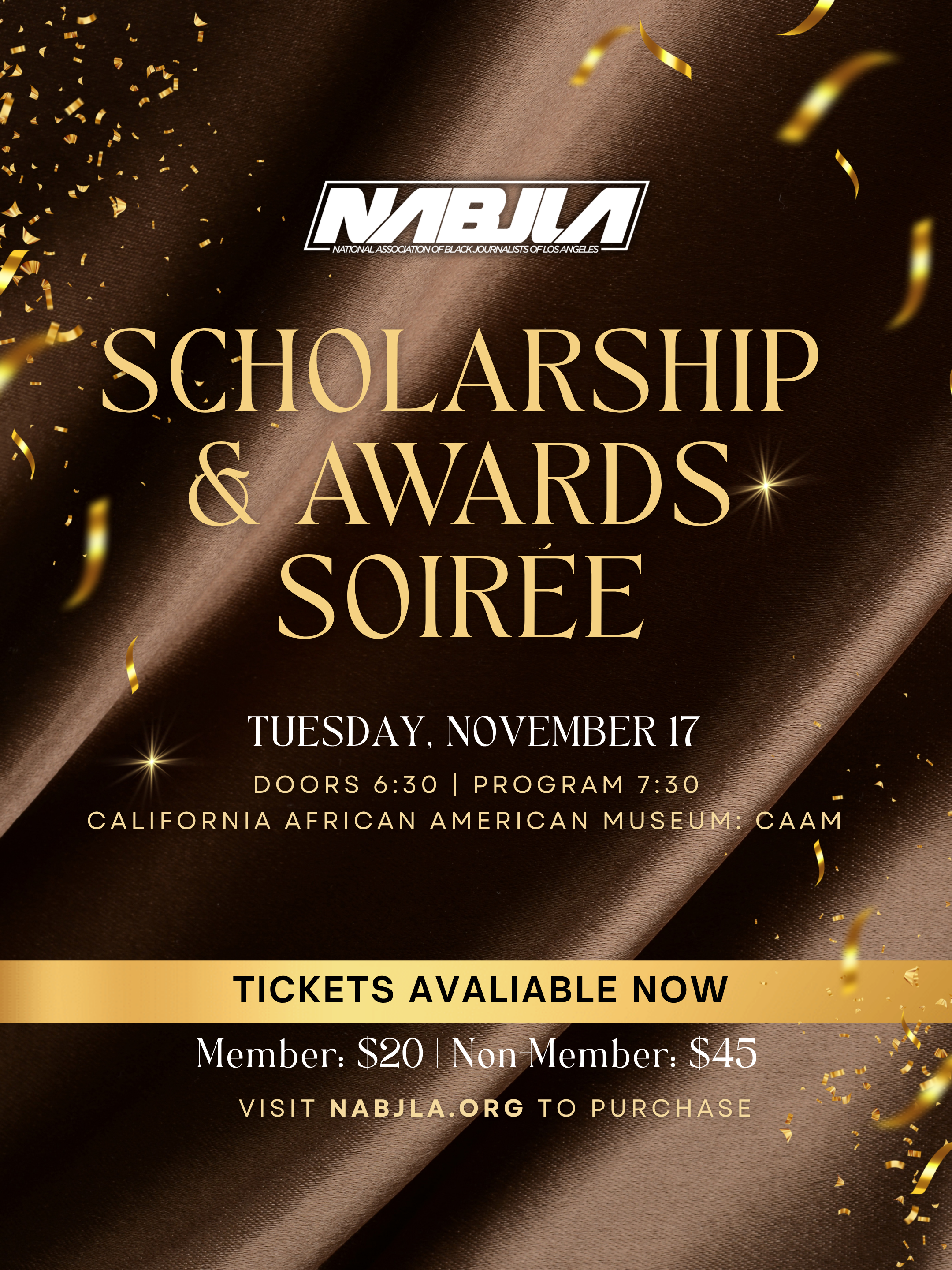 2026 NABJLA Scholarship &amp; Awards Soirée