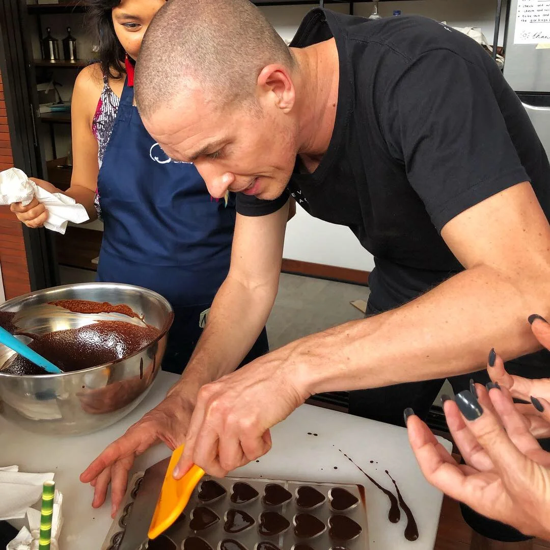 Chocolate moulding is the key to our hearts!