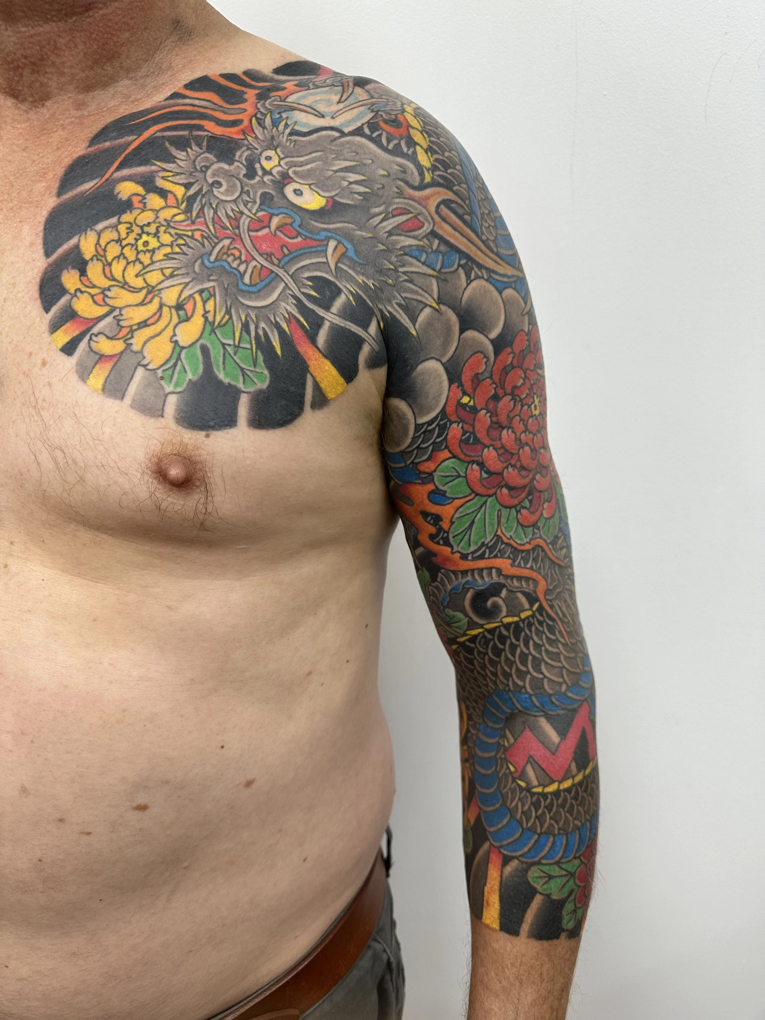 KikuRyu 3/4 sleeve chest plate