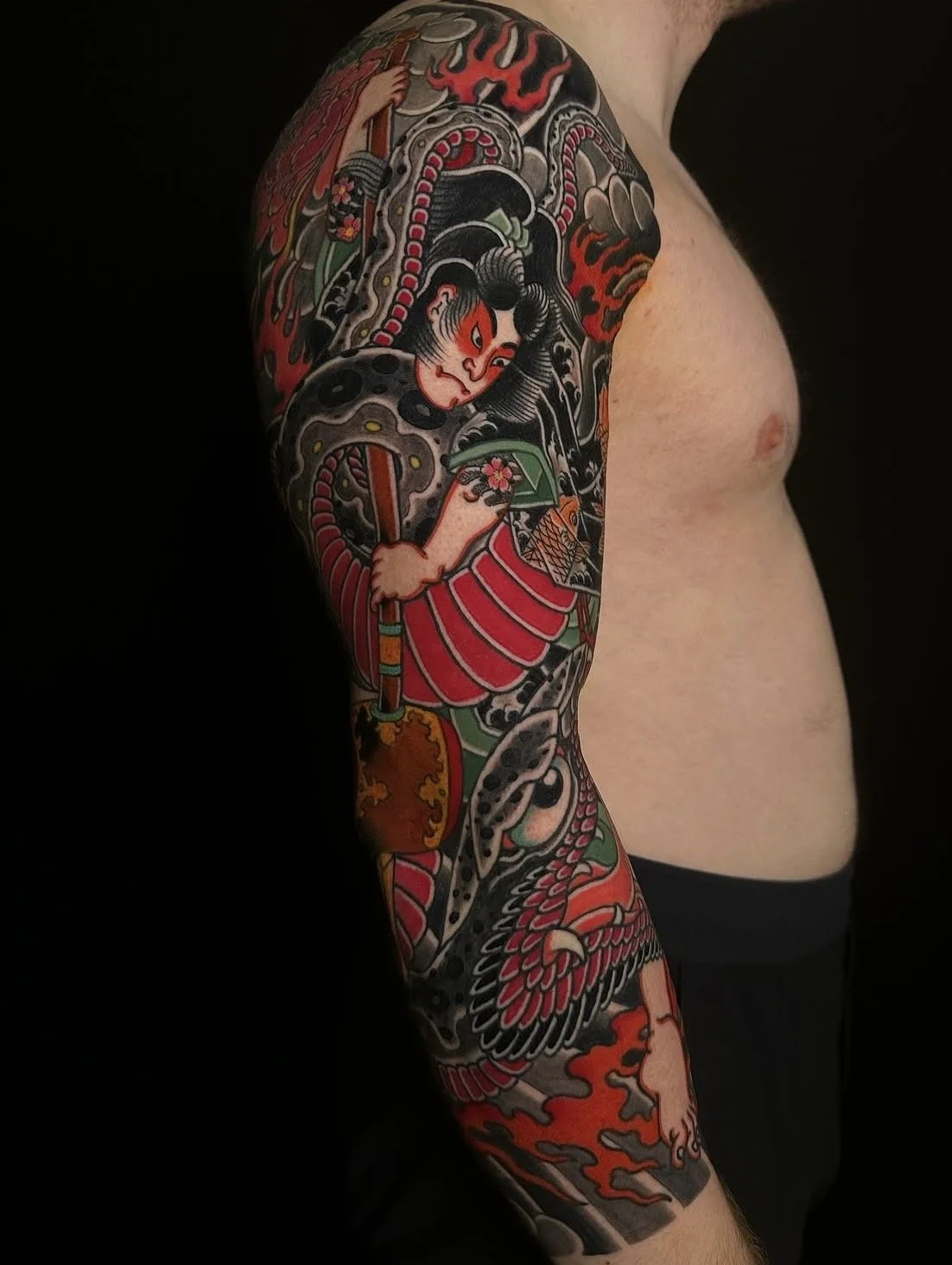 japanese-snake-sleeve-tattoo-auckland-new-zealand-sunset-tattoo.jpg