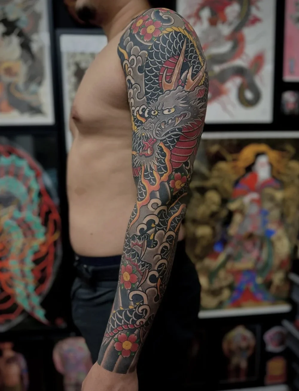 japanese-dragon-arm-sleeve-tattoo-auckland-1.webp