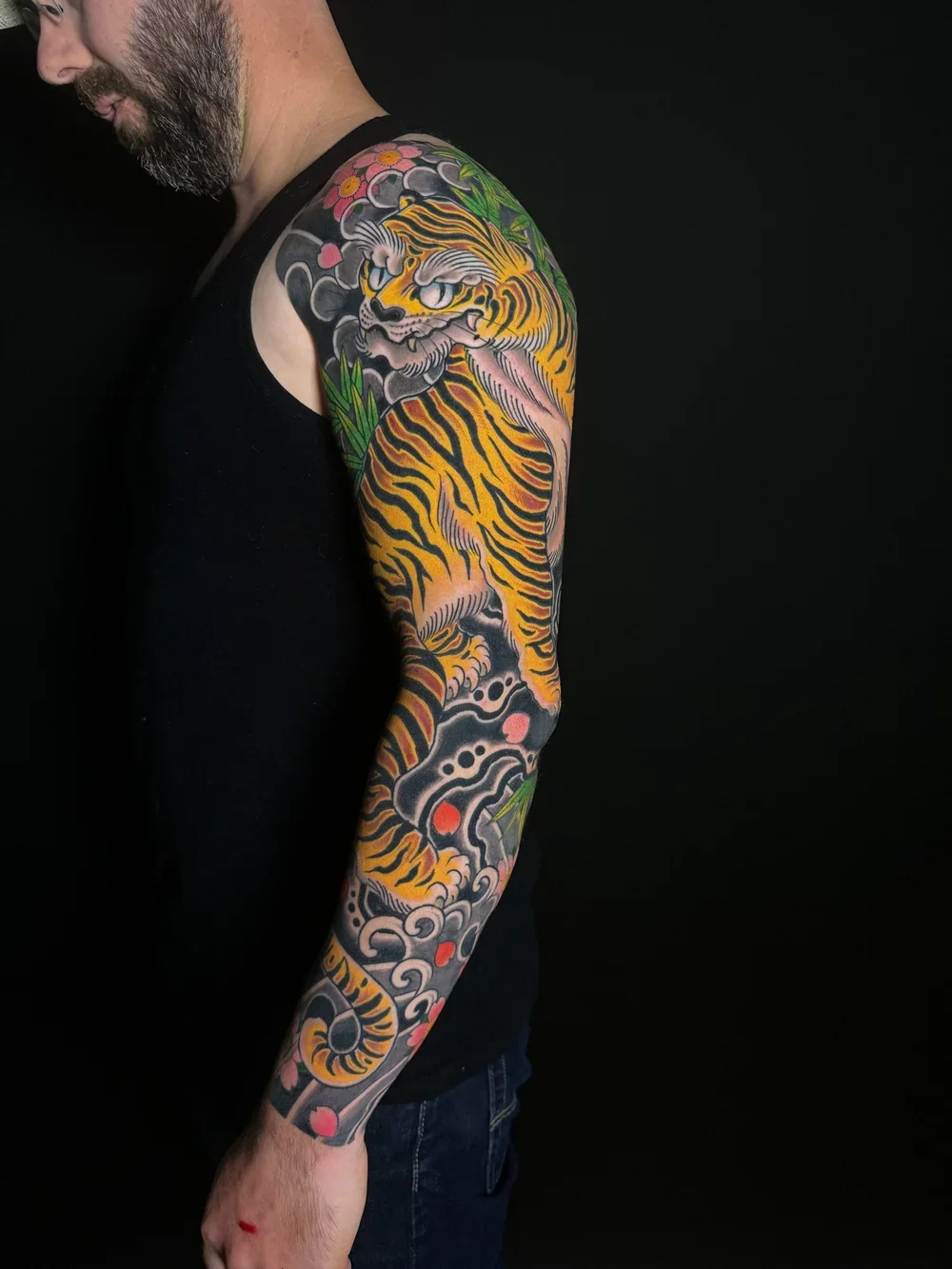 Japanese Tiger Arm Sleeve
