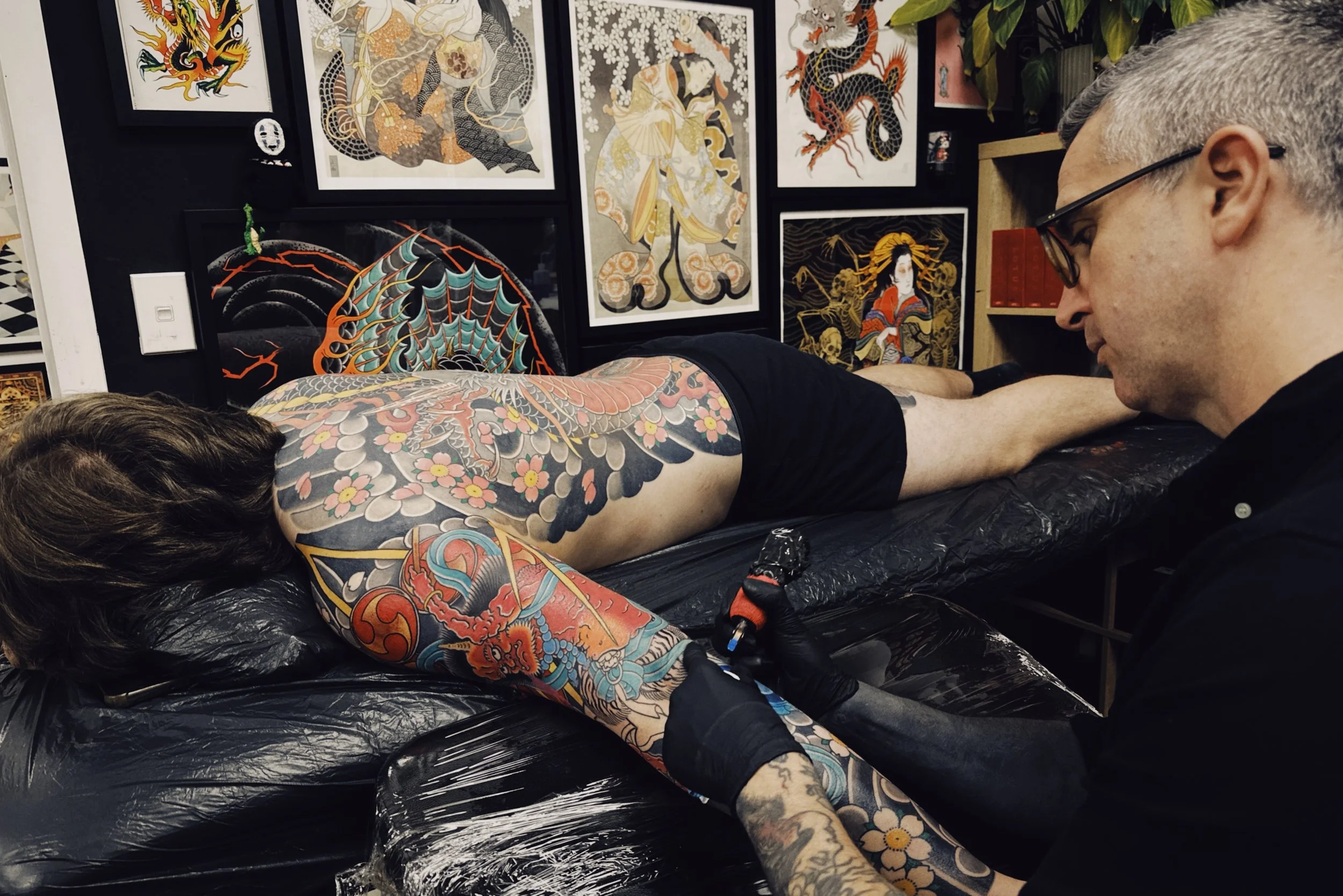 Japanese Arm Sleeve Tattoo In Progess