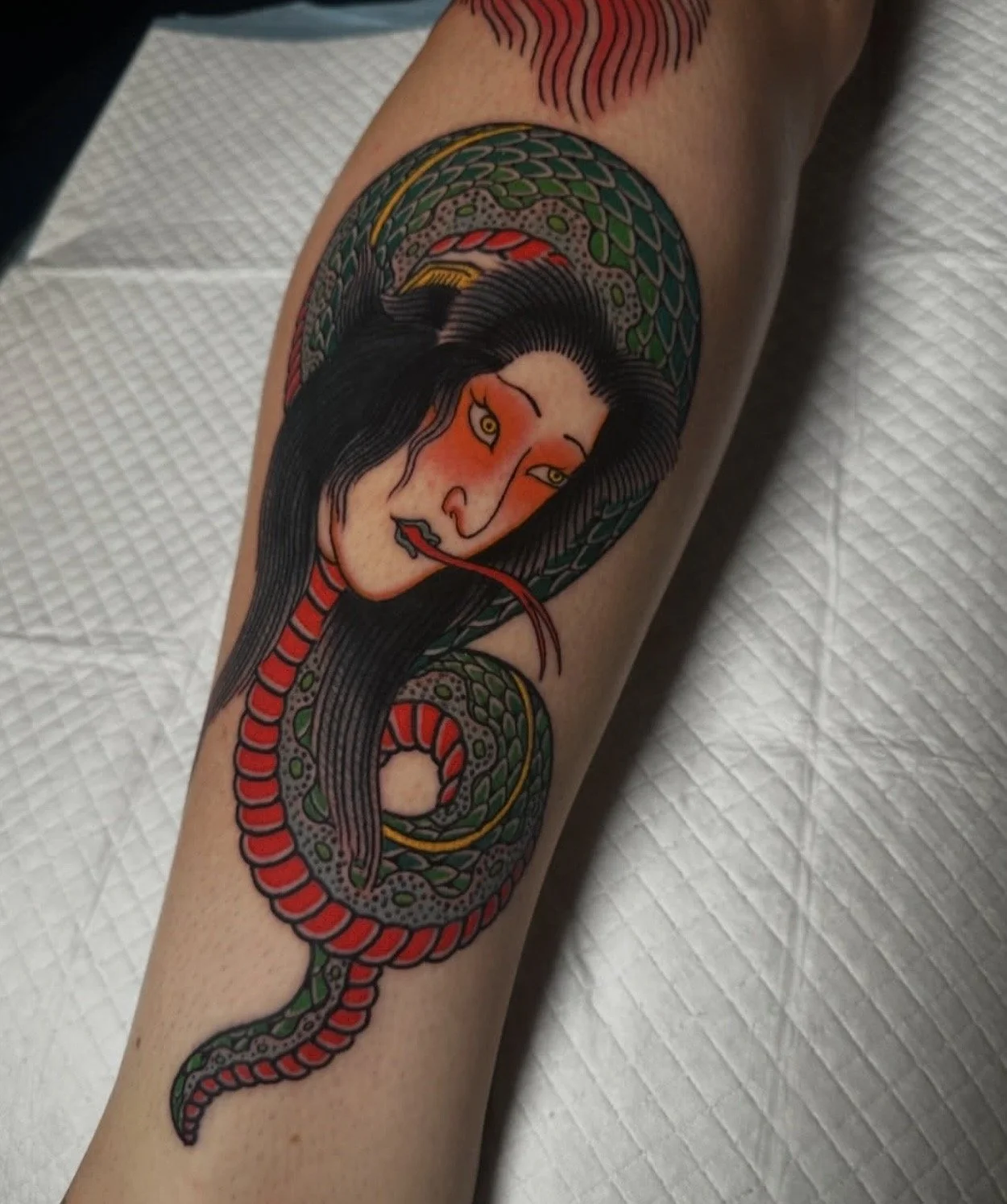 Japanese Nure-Ona Tattoo by TomTom at Sunset Tattoo in Auckland, New Zealand
