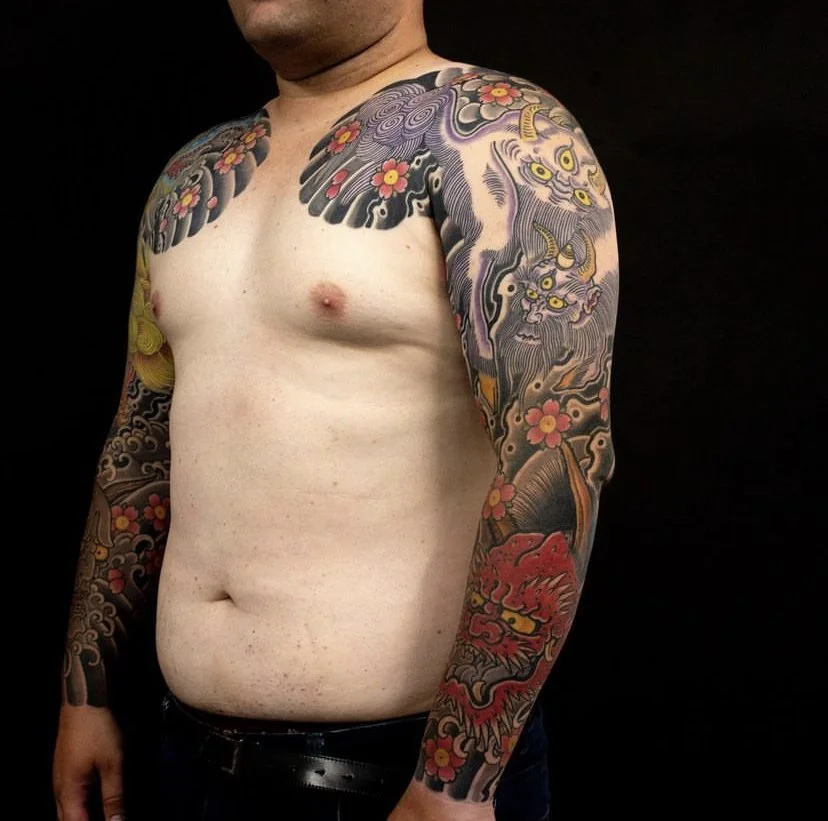 japanese-hakutaku-oni-sleeve-tatto-auckland-sunset-tattoo.jpeg