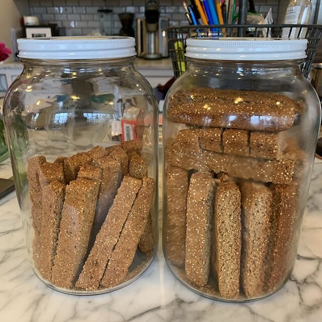 Fresh batch of #sprouted #quinoa #biscotti.