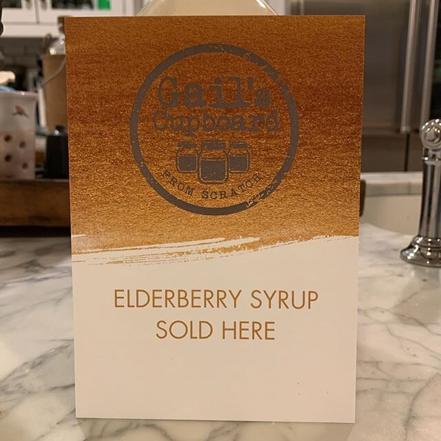 Look for this sign in #practitioner&rsquo;s offices who are selling my #elderberrysyrup!