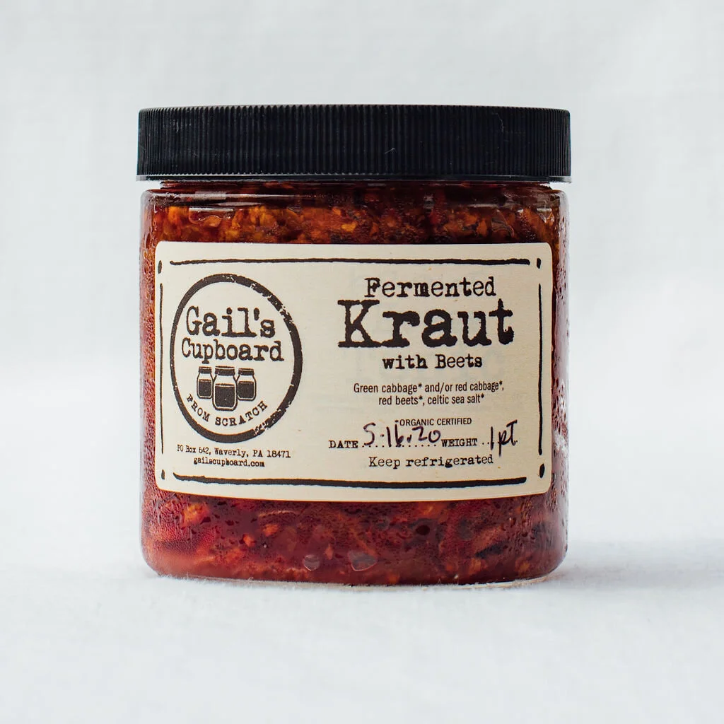Fermented Kraut with Beets