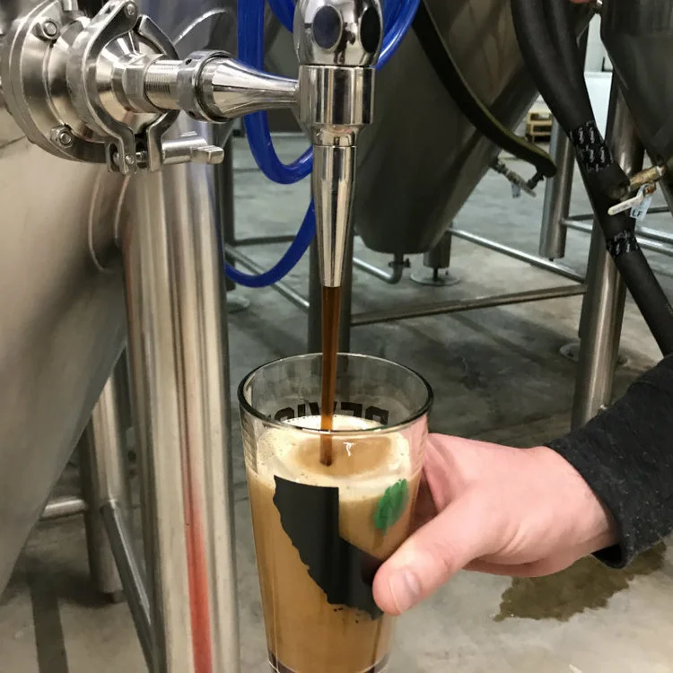 The clover is a nice touch, but this stout is pretty good all on its own. Photo by Bob Moffitt.