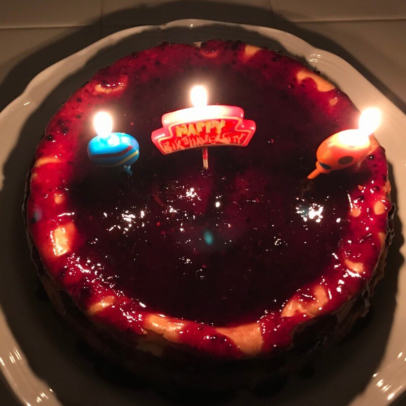 Three coffee stouts, an imperial, and friends to share a podcast were at the top of the list for this year’s birthaversity. Blackberry pomegranate preserves by Lil’ Ms Moffitts country kitchen. Photo by Bob Moffitt