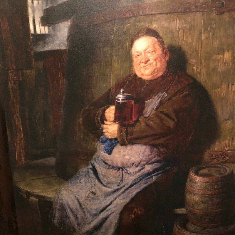 Monks made beer as early as the sixth century. They were obviously on to something. Painting by Eduard von Grützner