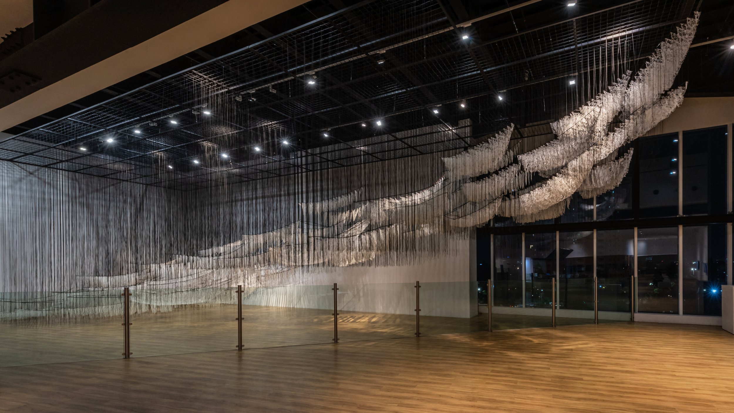 Where Are We Going_ (2017_2022). Installation view of Chiharu Shiota_ The Soul Trembles, Museum MACAN, Jakarta, 2022. Image courtesy of  Museum MACAN, Jakarta [3]..jpg