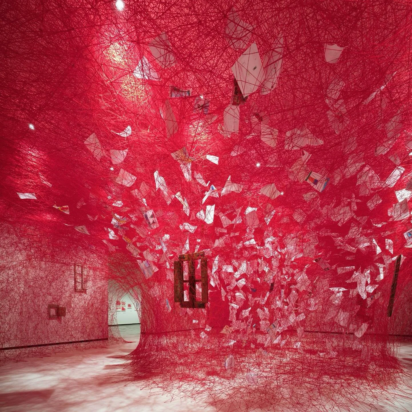 The exhibition &bdquo;My House is your House&ldquo; is currently on view at @azkunazentroa  in Alh&oacute;ndiga Bilbao. The show, curated by @terezadearruda, includes several large-scale installations such as The Inside and Outside, Internal Line, an