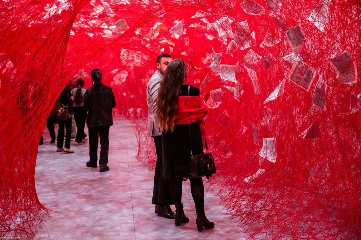#Repost @japansociety
・・・
Thank you to everyone who joined us for the opening night of &ldquo;Chiharu Shiota: Two Home Countries&rdquo; at Japan Society last Thursday. 🪡❤️

We were honored to celebrate with the Berlin-based artist herself, alongside