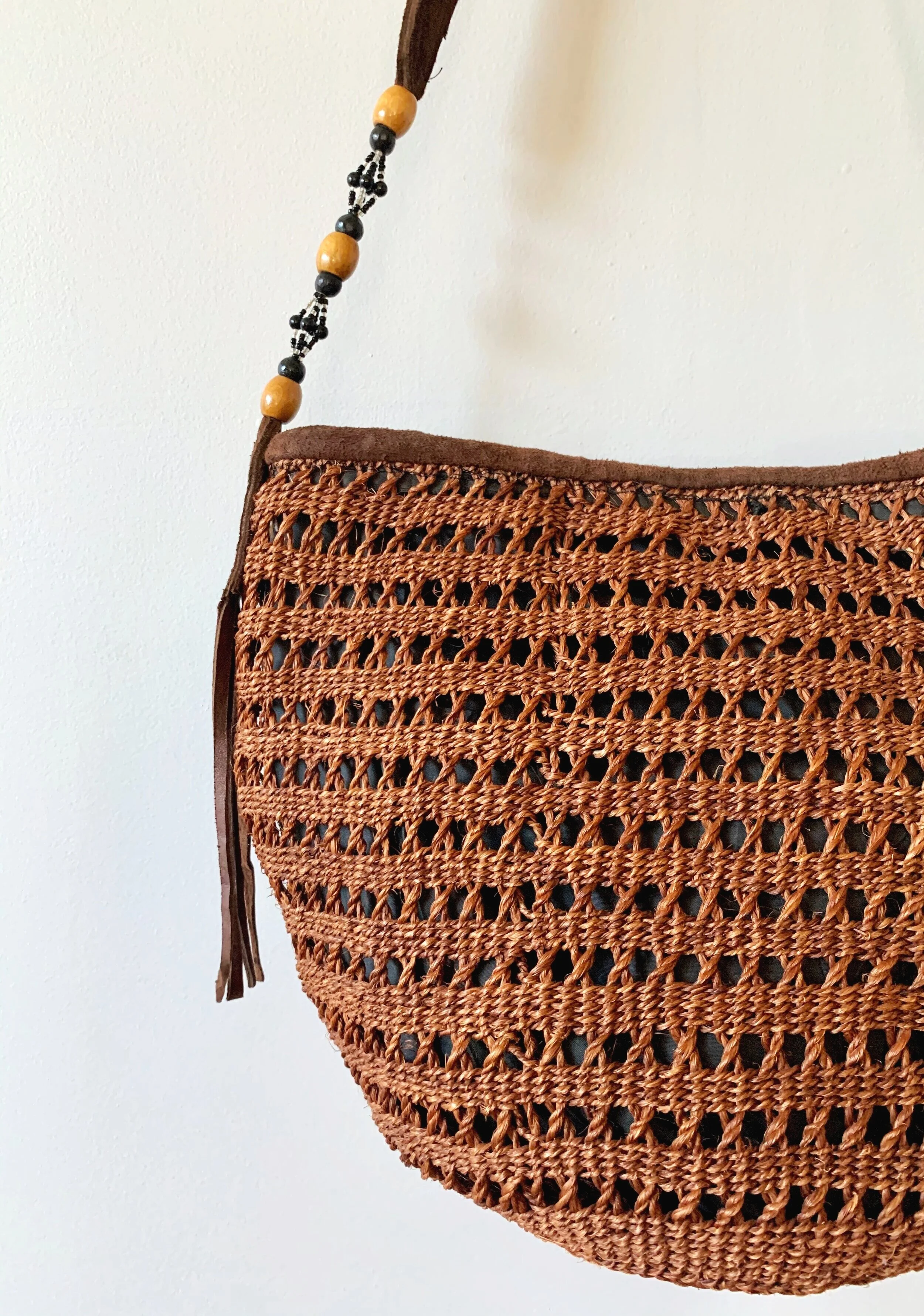 Chocolate Sisal Bag
