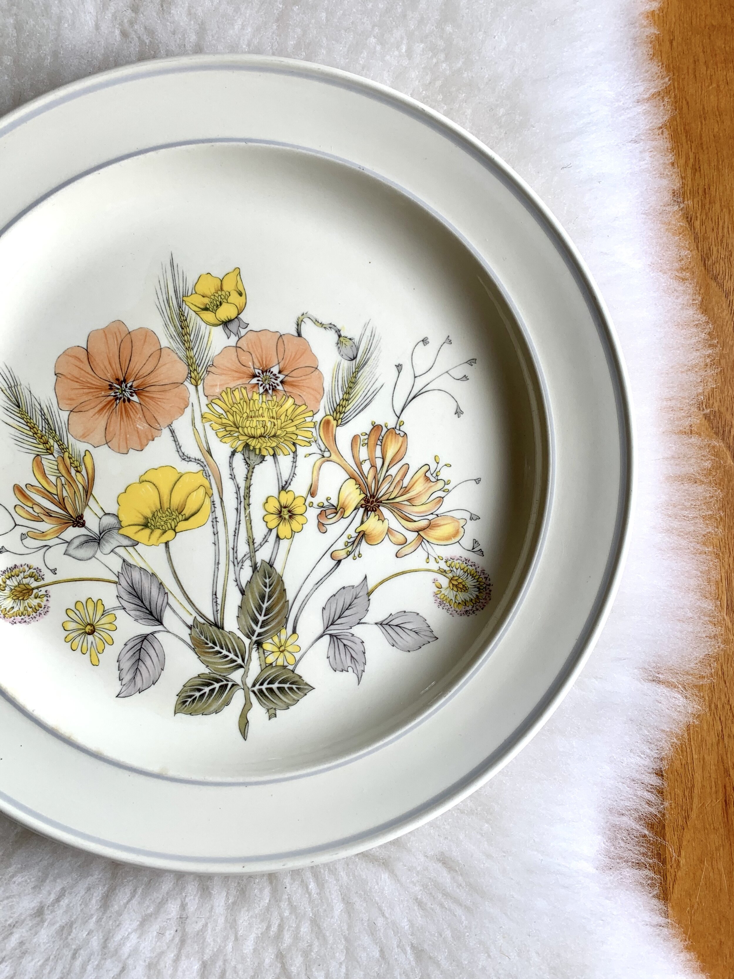 Wild Flower Decorative Plate