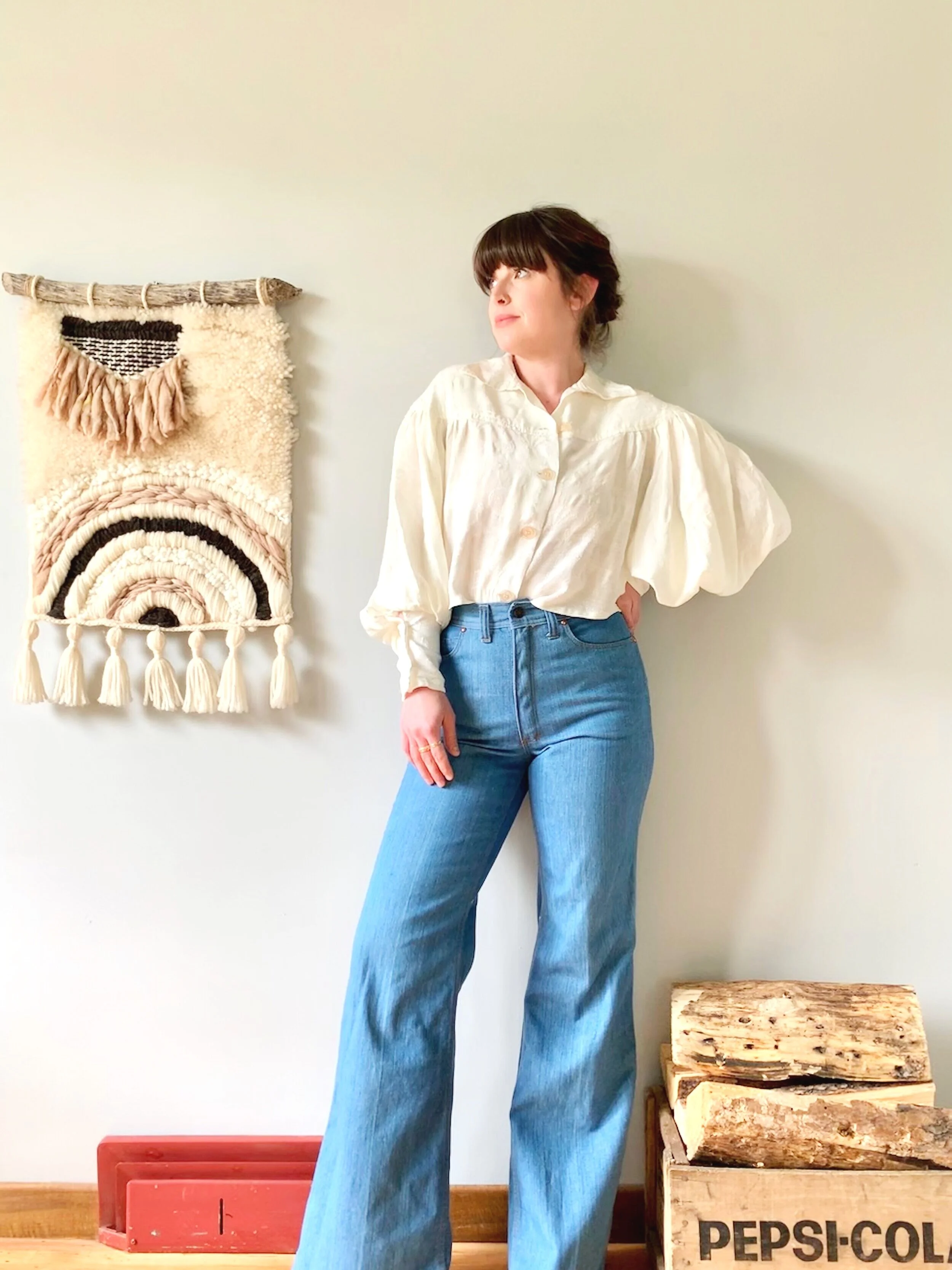 vintage bell bottom jeans
