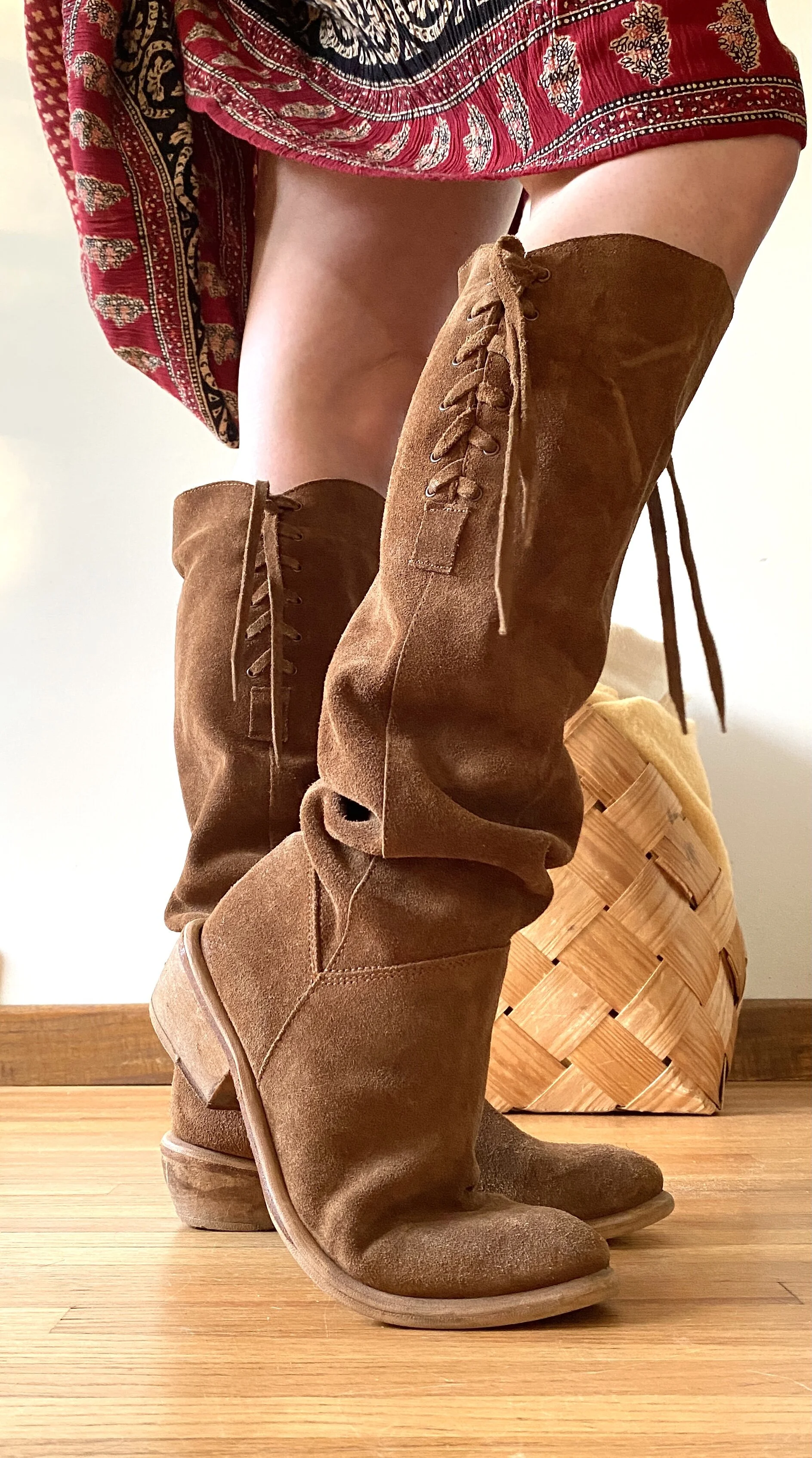 boho lace up boots