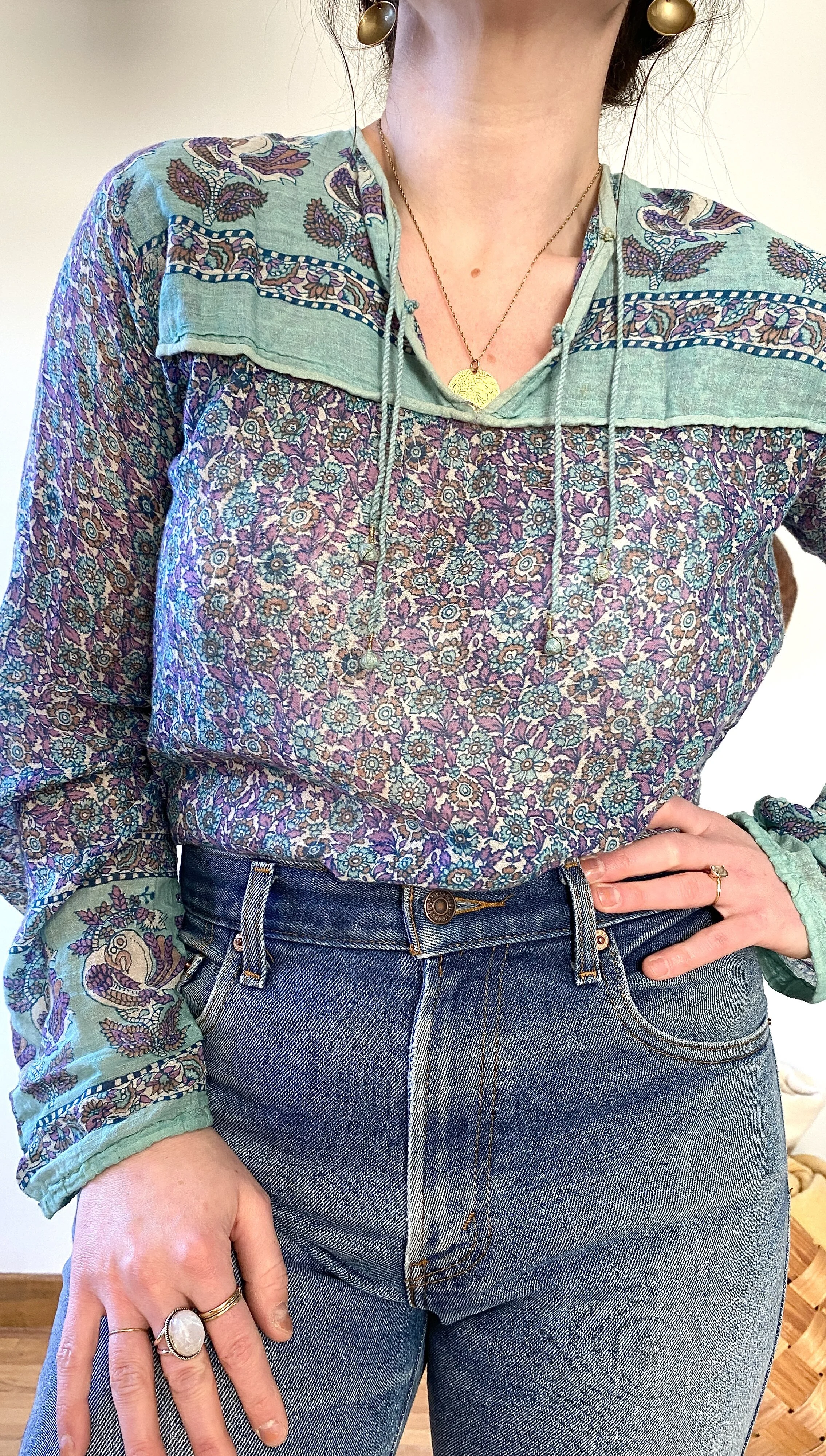 Magic Potion Vintage Gauze Blouse