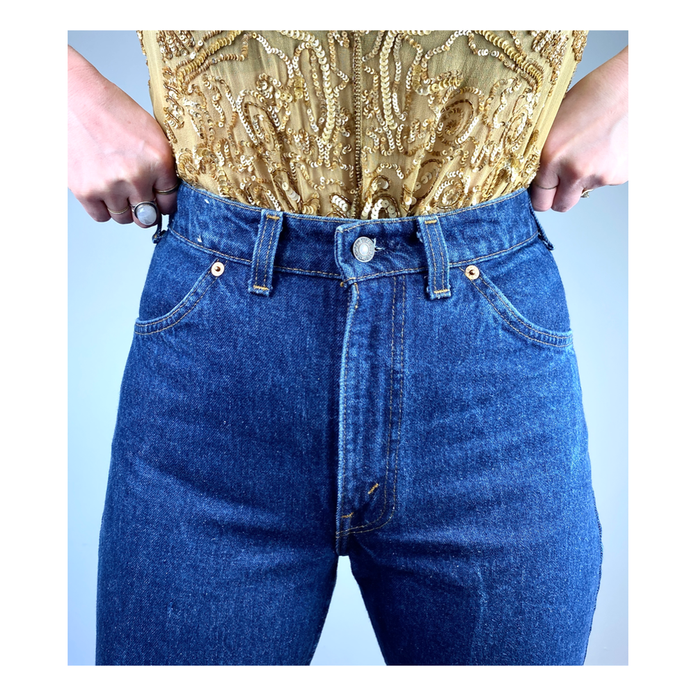 Jean Levi's 881 Vintage Années 90 - Taille Haute Tapered - Lightwash - Taille W34 L30
