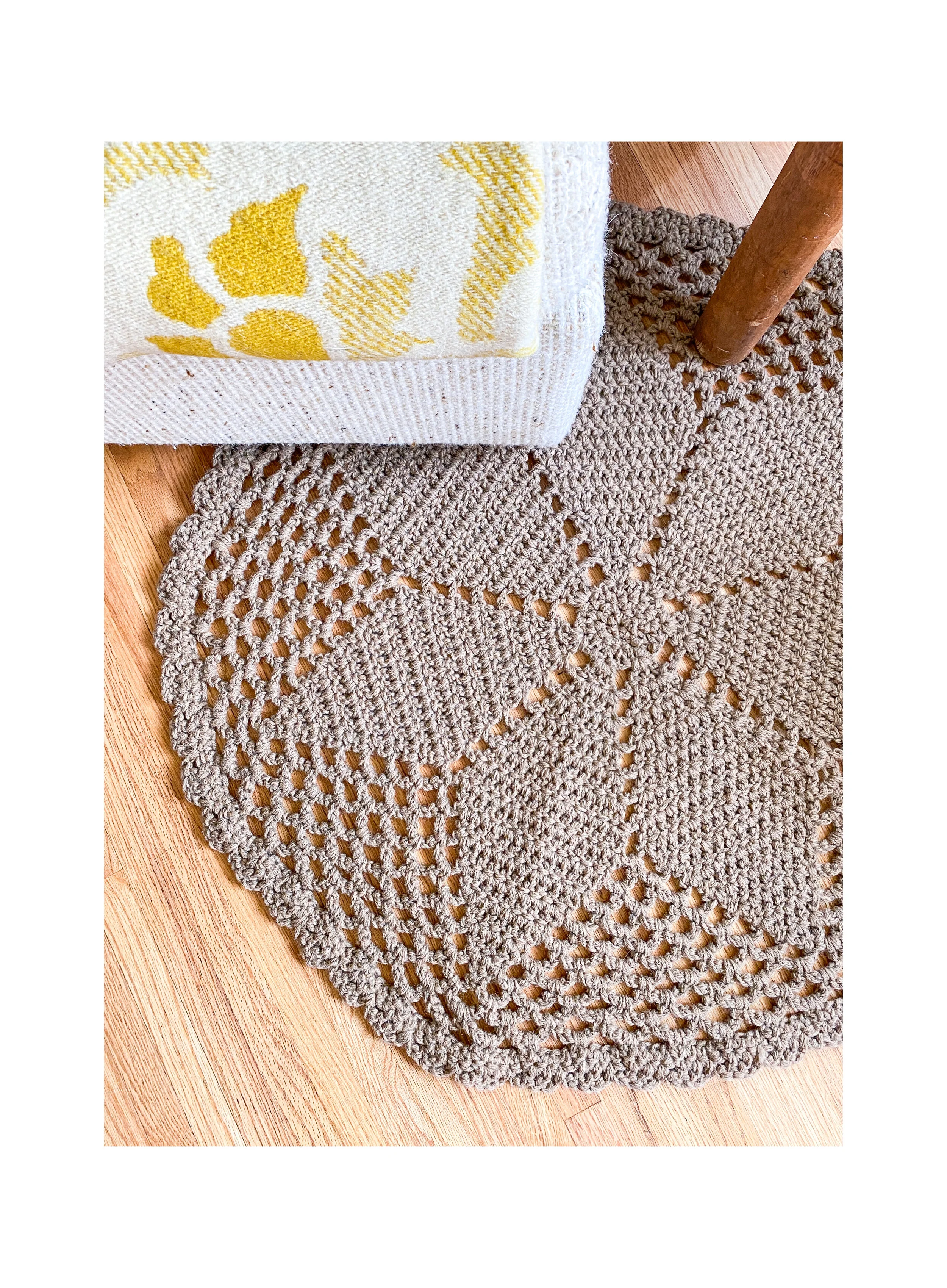 Vintage Boho Circle Rug