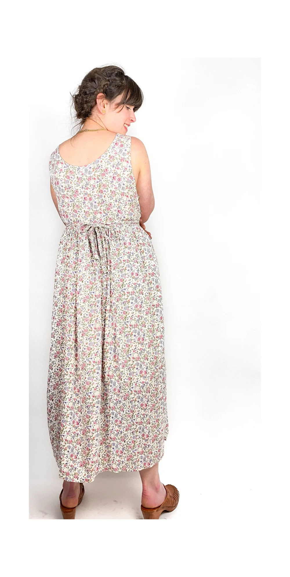 Vintage 90s Floral Papillon Maxi Dress | Wild Ways Vintage
