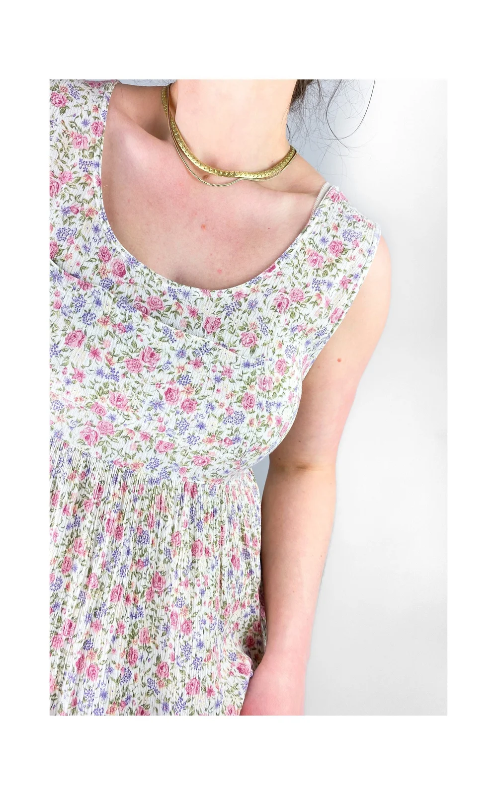Vintage 90s Floral Papillon Maxi Dress | Wild Ways Vintage