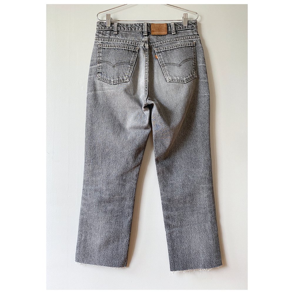Vintage Levi's 619 Grey Orange Tab Jeans | Wild Ways Vintage