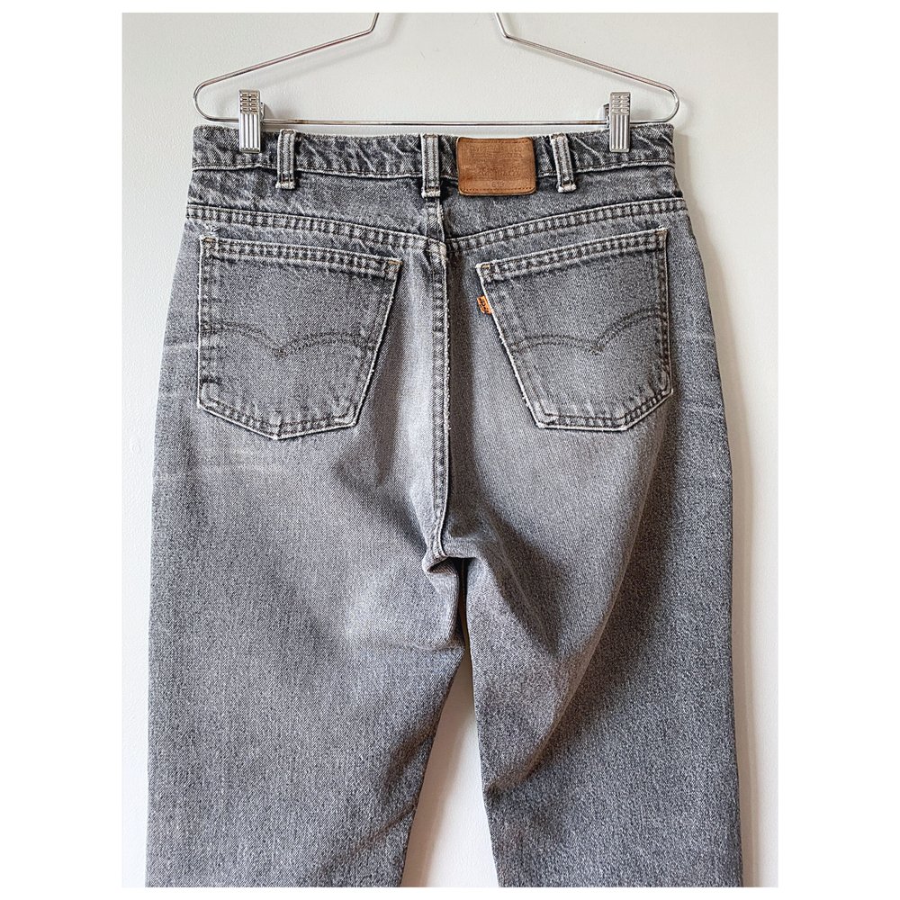 Vintage Levi's 619 Grey Orange Tab Jeans | Wild Ways Vintage