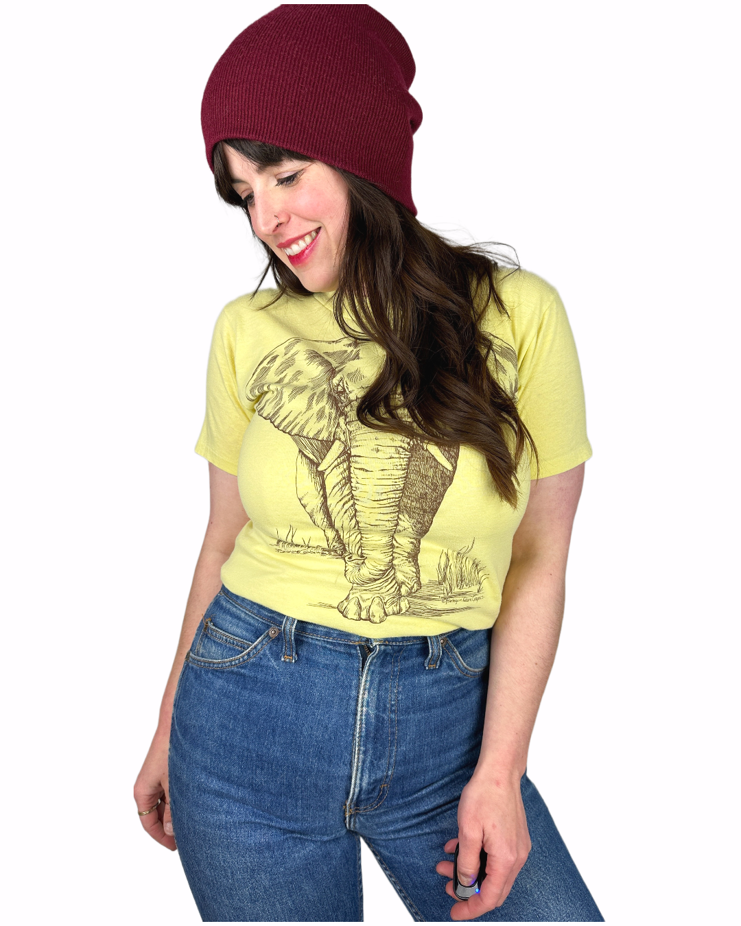 Vintage 1980s Elephant Baby Tee