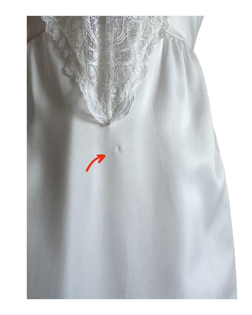 Vintage 80s White Full Length Slip | Wild Ways Vintage