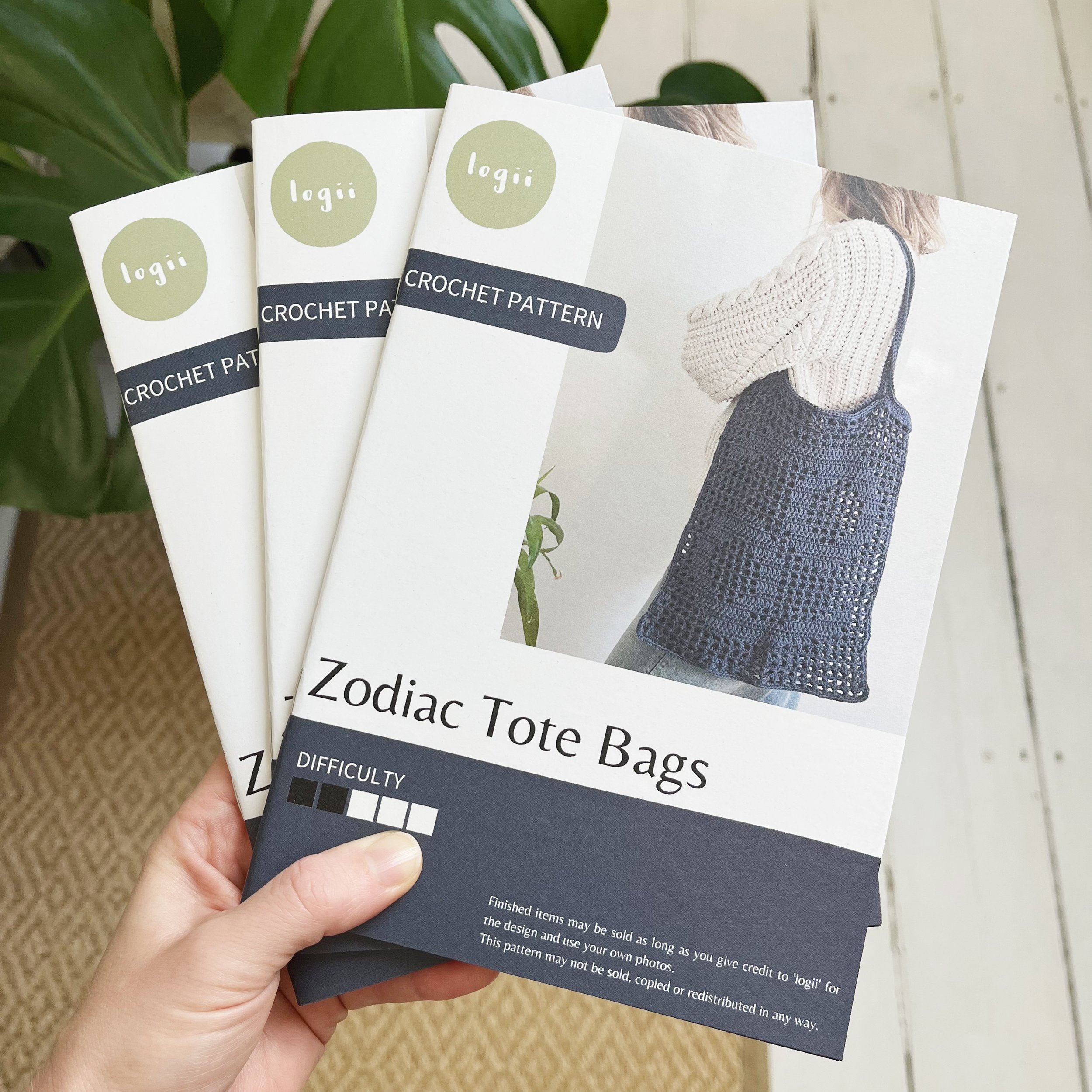 Zodiac Tote Patterns booklet (20 pages)