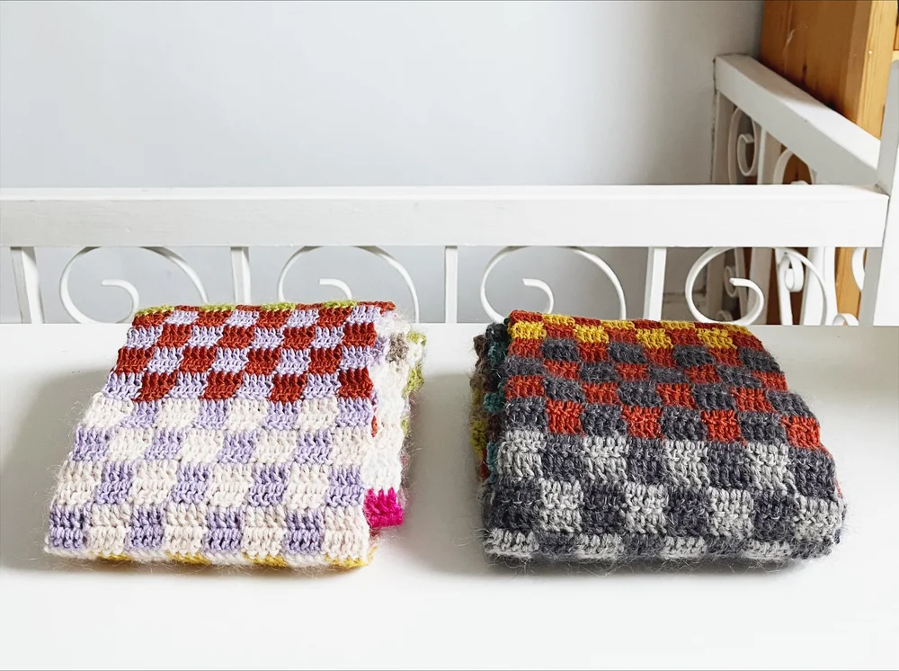 Fig Scarf - Check main image 1
