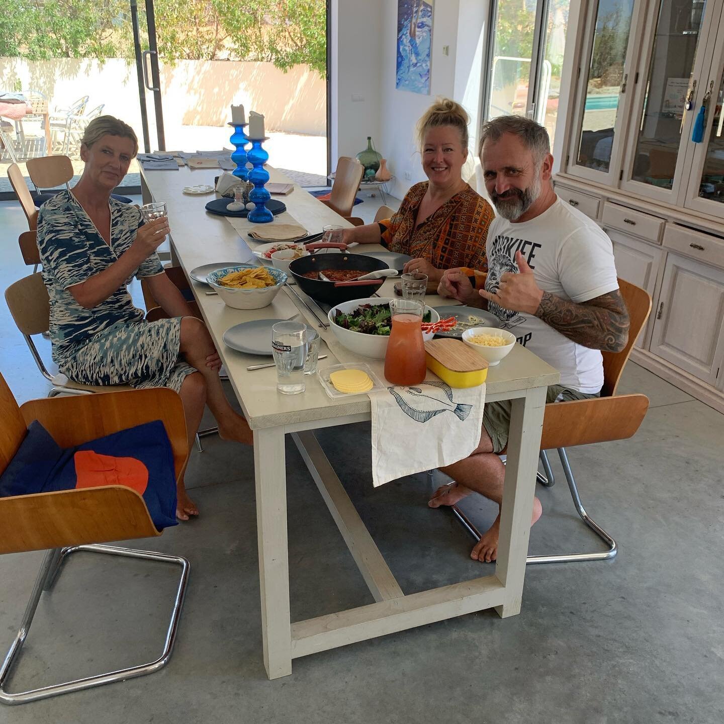 Amazing start to the trip! Gorgeous lunch @estrelayoga ❤️ we are so looking forward to running our five elements yoga retreat together on the 22nd-27th September, fyi this is an example of the delicious plant based food you are treated to every singl