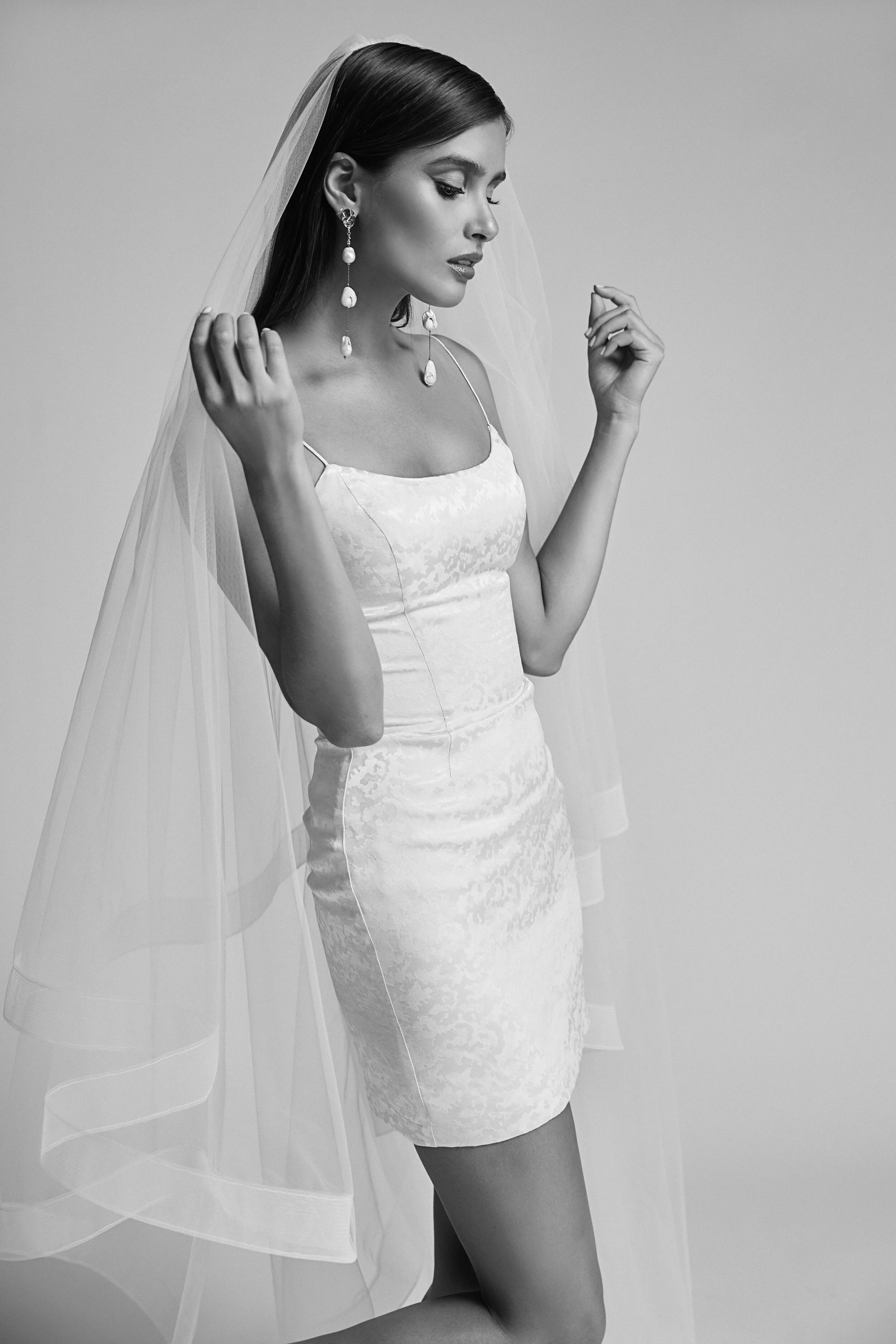 leopard print wedding veil