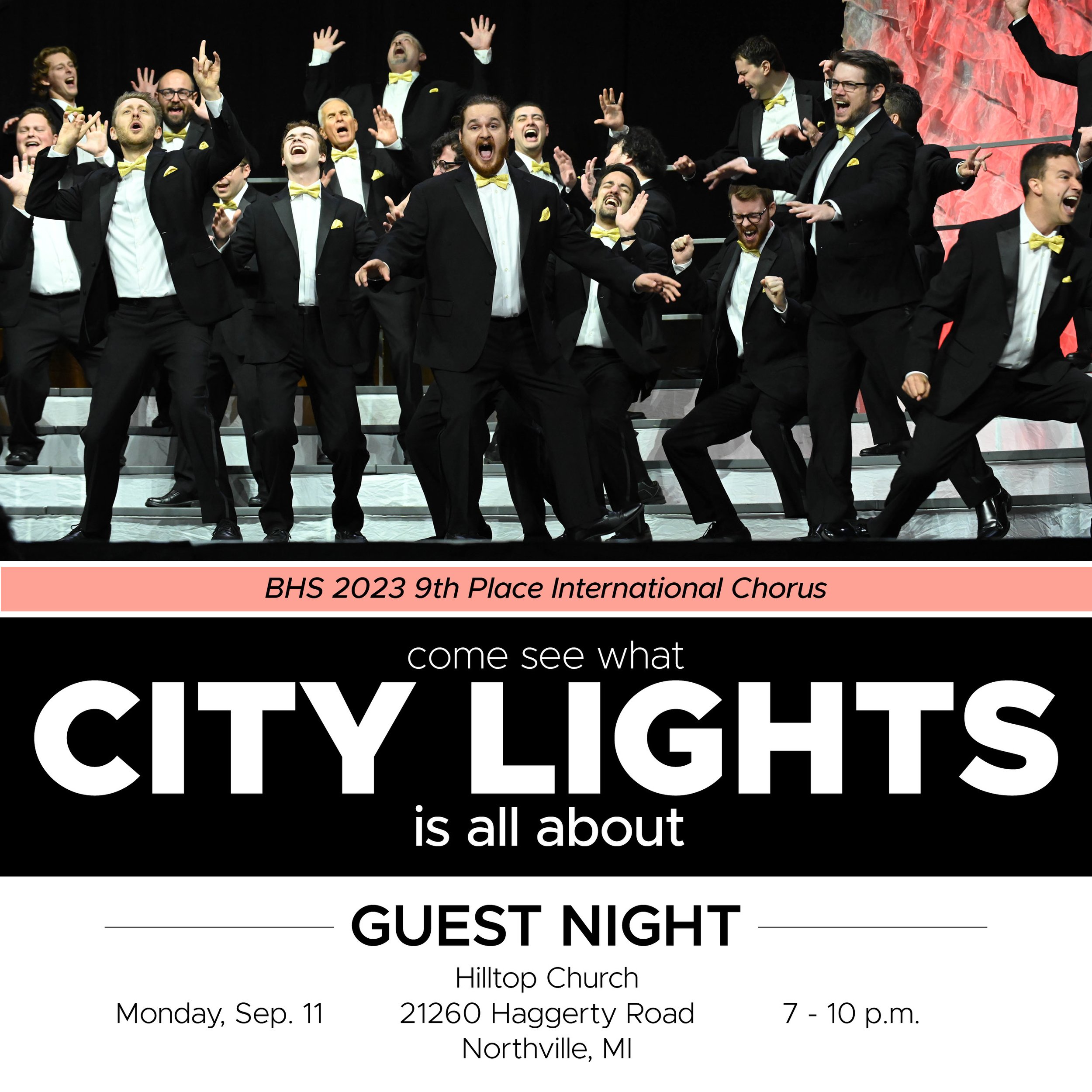 Guest Night — CITY LIGHTS CHORUS