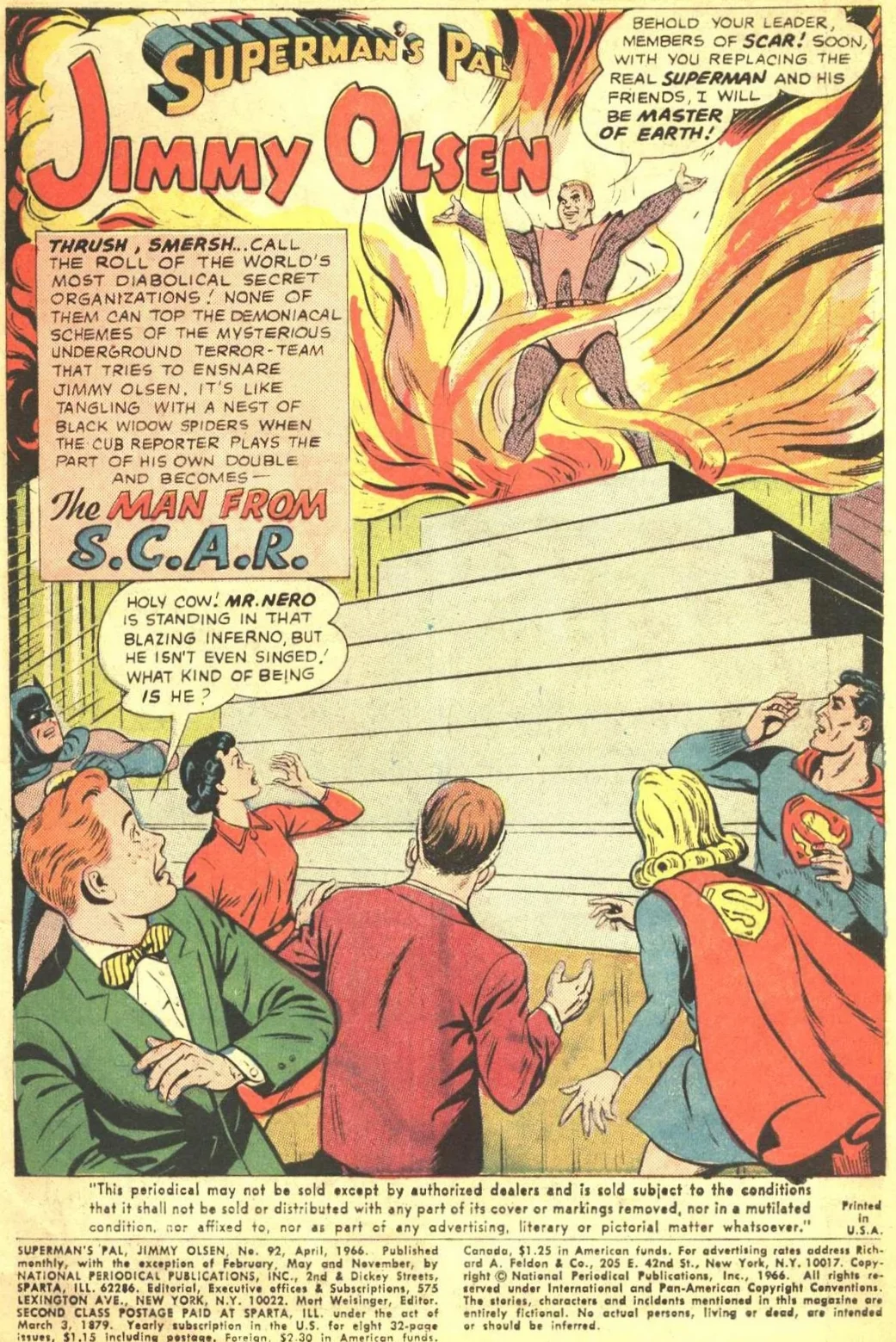 Superman's Pal, Jimmy Olsen #92 (splash page)