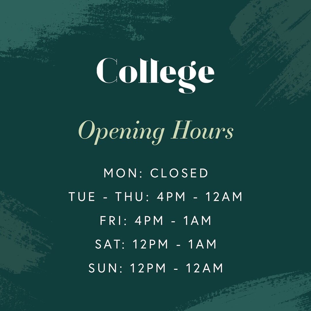 Please find our current opening hours

We look forward to seeing you all soon!