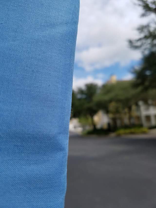  The perfect sky blue fabric. 