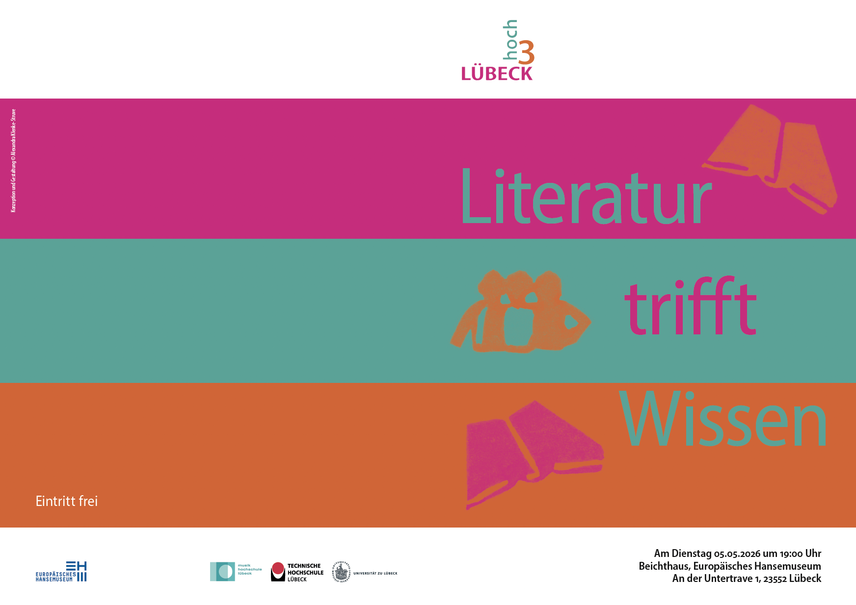 Literatur trifft Wissen 8 »Fallgestaltung« am 05.05.2026 mit Selja Ahava und Prof. Dr. Ines Wilhelm-Groch