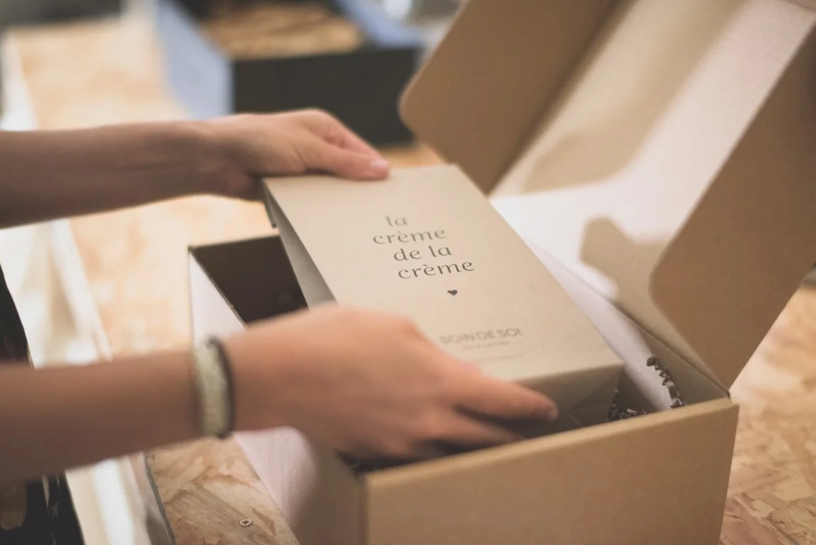 Their packaging is done using only vegetable ink from their own fields.