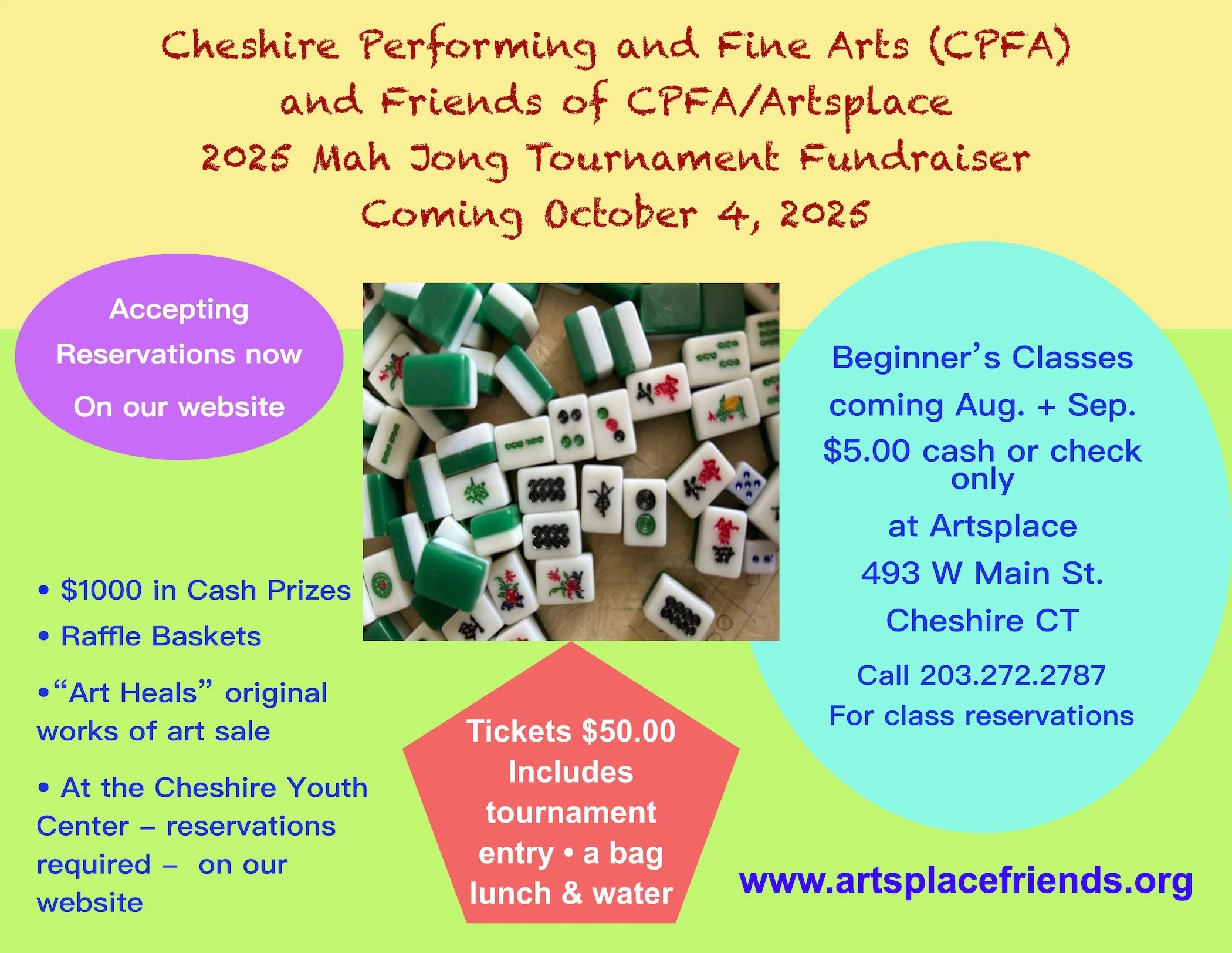 Click for Mah Jong reservations