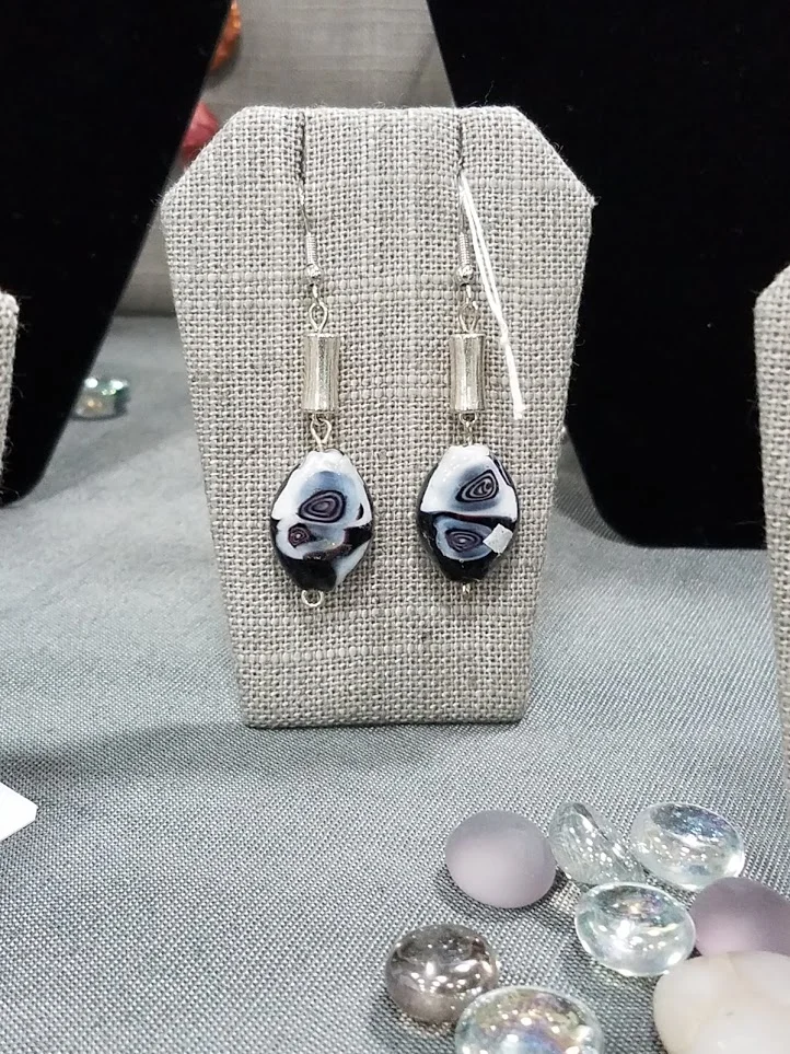 Murano Glass Bead Earrings