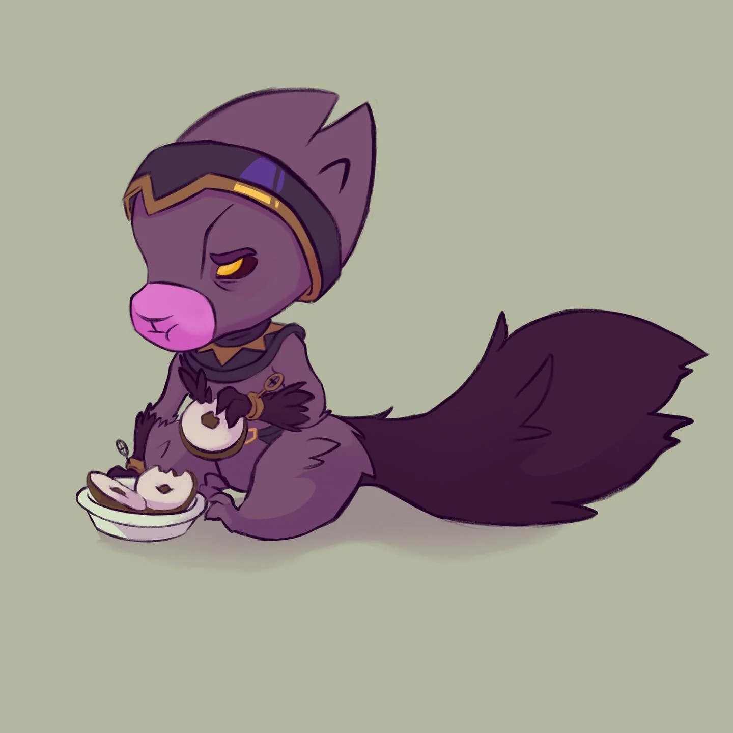 Cleaned up this sketch from Friday’s Virtual Booth Livestream of Quilver sadly eating bagels out of a bowl (after years of posts, im finally making good on bagel content) we’re streaming again tonight at 6PM EST! Make sure to swipe to see