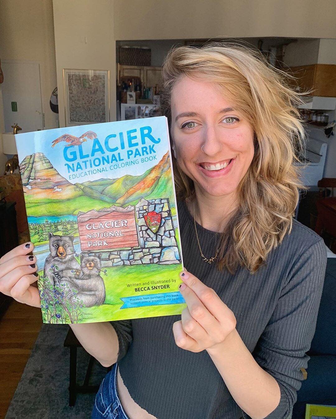 &ldquo;The coloring book I wrote and illustrated for Glacier National Park is officially available for purchase! I spent 5 weeks living in Montana with some incredible people working very hard on this project and I am so proud of the outcome. All pro