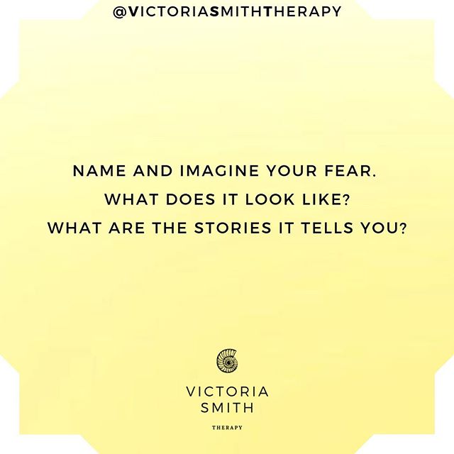 Fear has a funny way of disguising itself in our thoughts. It shows up as our inner critic, imposter syndrome, self doubt, anger, obsessive thoughts, etc. Get familiar with this voice. What would it look like if you were to visualize it? Does it have